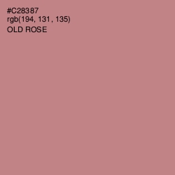 #C28387 - Old Rose Color Image